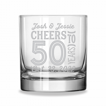 Milestones | Personalized 11oz Whiskey Glass